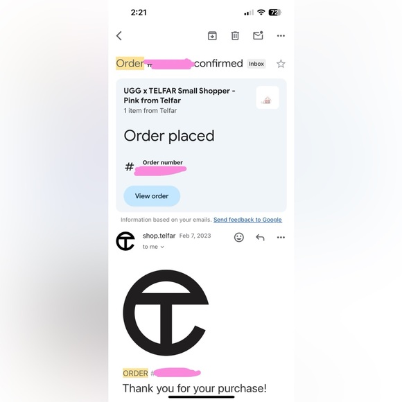 UGG x TELFAR Small Shopper - Pink - Picture 5 of 6